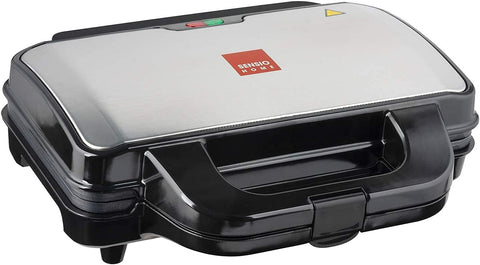 Square Waffle Maker 1000W – Electric Non-Stick Iron Machine with Deep Cooking Plates & Recipes Included