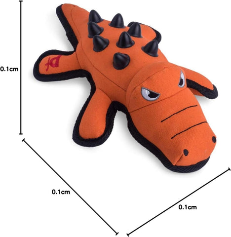 Petface Nobbly Crocodile Dog Toy – Tough Plush Chew Toy