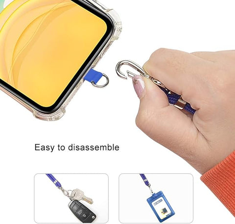 COCASES 150cm Adjustable Crossbody Phone Lanyard Strap