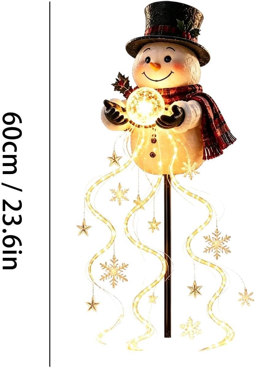 Generisch Christmas Path Lighting Solar Ground Spike Fairy Lights