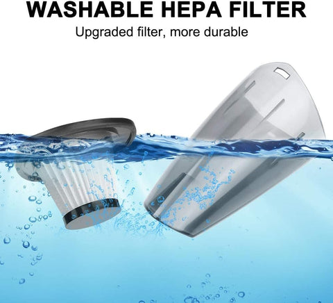 URAQT Handheld Lightweight Wet Dry Vacuum Cleaner Cordless, 120W