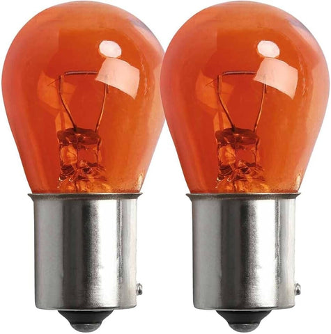 PY21W Indicator Bulbs 12V 21W BAU15S Twin Pack