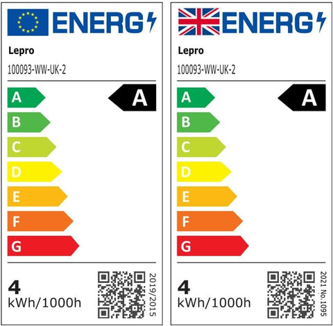 B22 Bayonet LED Filament Bulb 3.8W 2700K Warm White
