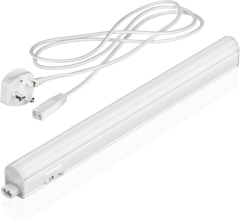 Parlat Rigel 4W LED Under-Cabinet Light 31.3cm 445lm – Slim White Kitchen Cupboard Lighting for Brighter Worktops & Task Areas