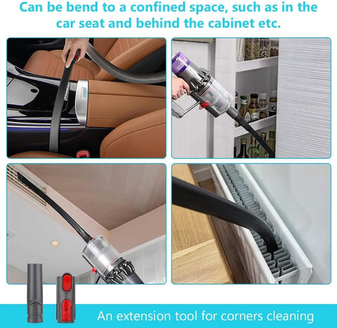 BUZIFU Flexible Extension Hose for Dyson Vacuums