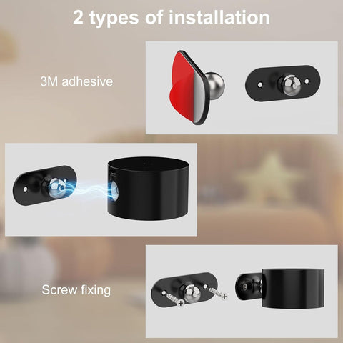 Wall Light LED Wall lamp Rechargeable Battery Wall Sconces Mordern Dimmable Touch Control Warm/White Brightness Modes Wall Spotlights Freely Rotatable Lights for Bedroom Cabinet Black