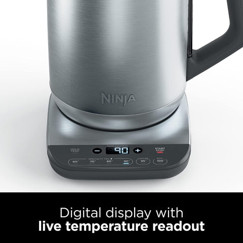 Perfect Temperature Kettle 1.7L – Rapid Boil, LED Display, Temperature Control & Keep Warm – Stainless Steel