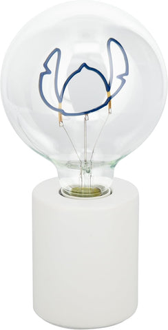 Disney Stitch Decorative LED Neon Bulb Lamp - E27 Glass Lightbulb, Officially Licensed Lilo & Stitch Collectible Gift, Fun Light for Bedrooms & Homes, Blue