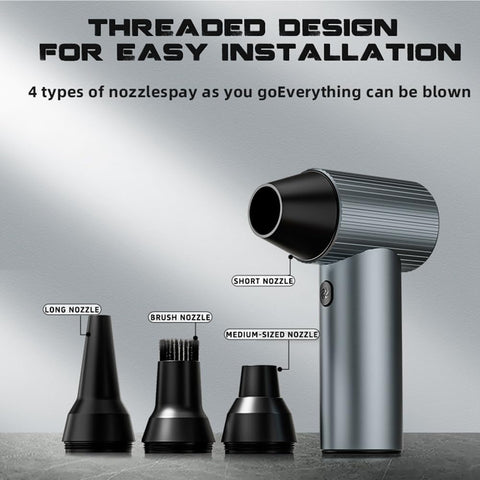 Handheld Mini Turbo Violent Fan Brushless Motor 90000 RPM X7 Violent Blower Fan 45m/S Industrial Duct Fan