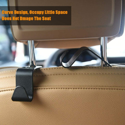 URAQT Car Storage Hooks 6 Pack Back Seat Headrest Hanger
