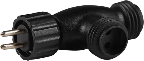 ellumiere Garden Bollard Light - Electric Garden Lights - Plug n Play System (Black)