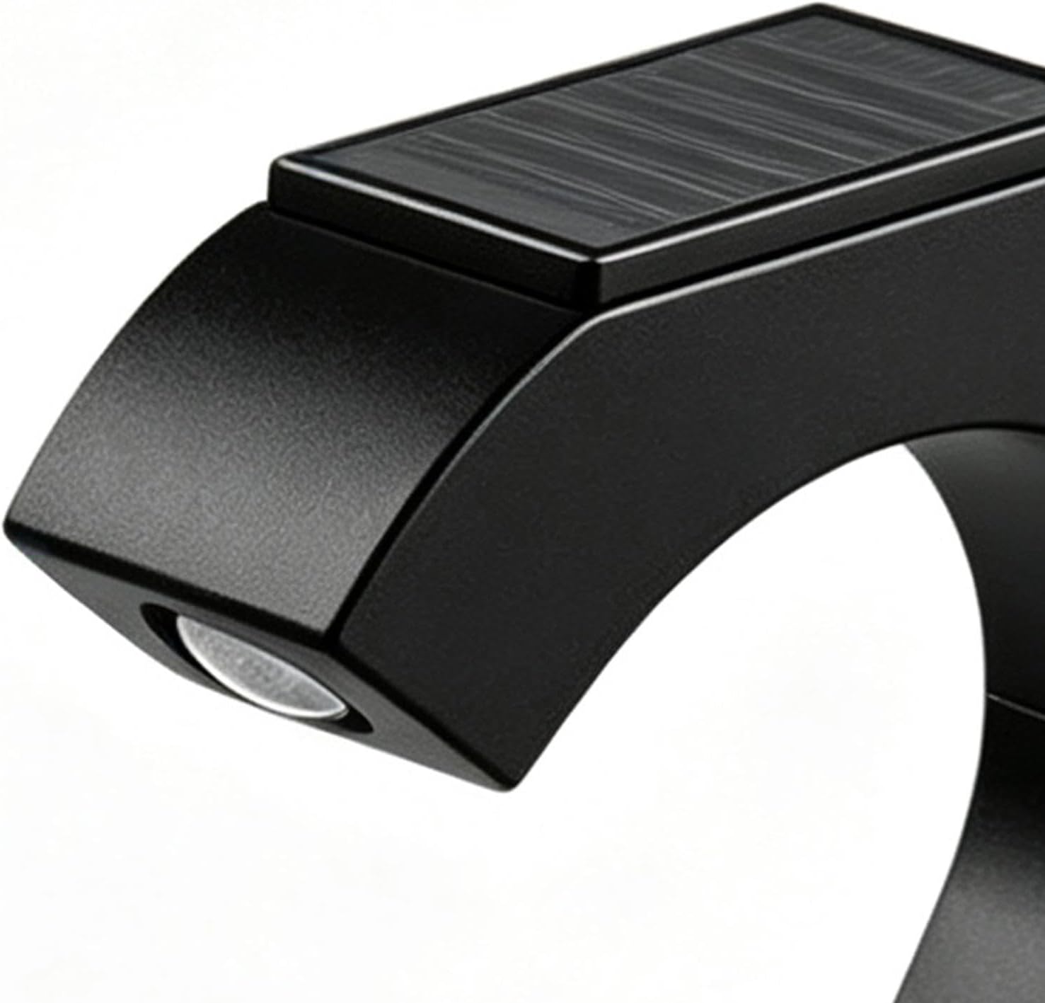 Solar Garden Lights - Number 2 Pieces Shape Spotlight Stake Lighting, Black
