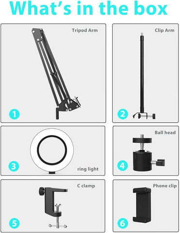 Phone Holder with LED Lighting for Live Streams UK

