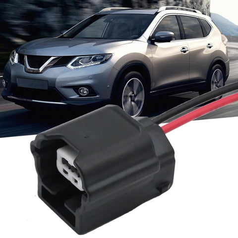 NIYATA 2-Pin ABS Sensor Plug Connector with 15cm Pre-Wired Leads, Replacement Wire Harness Socket for Nissan Qashqai, X-Trail, Juke, Replaces 479004CB2A, 47901-1KA0A
