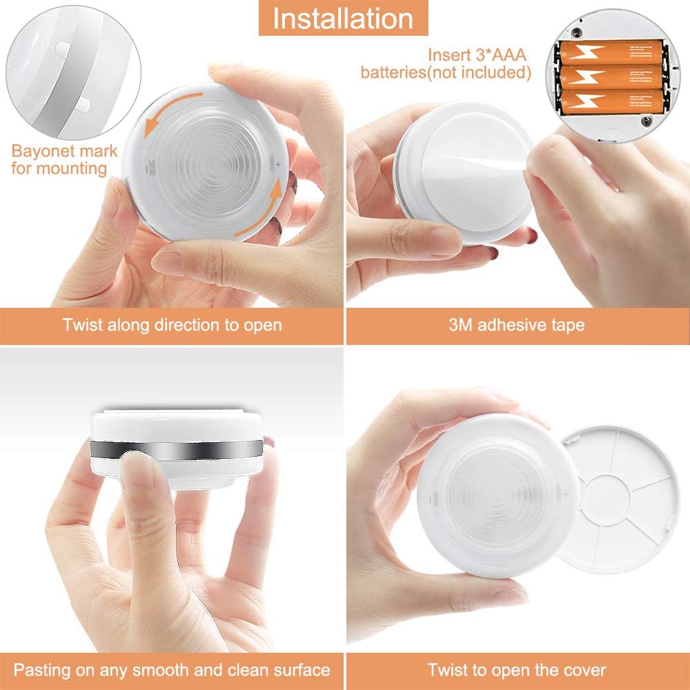 Buy LED Wireless Under Cabinet Puck Lights In UK - Shop Now!