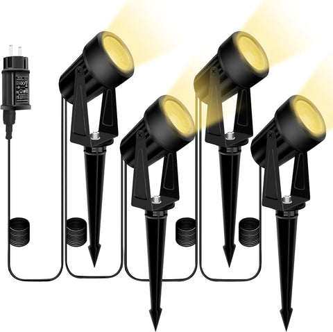 Bomcosy 14M Garden Spike Lights Mains,3000K,IP65,for Pathway