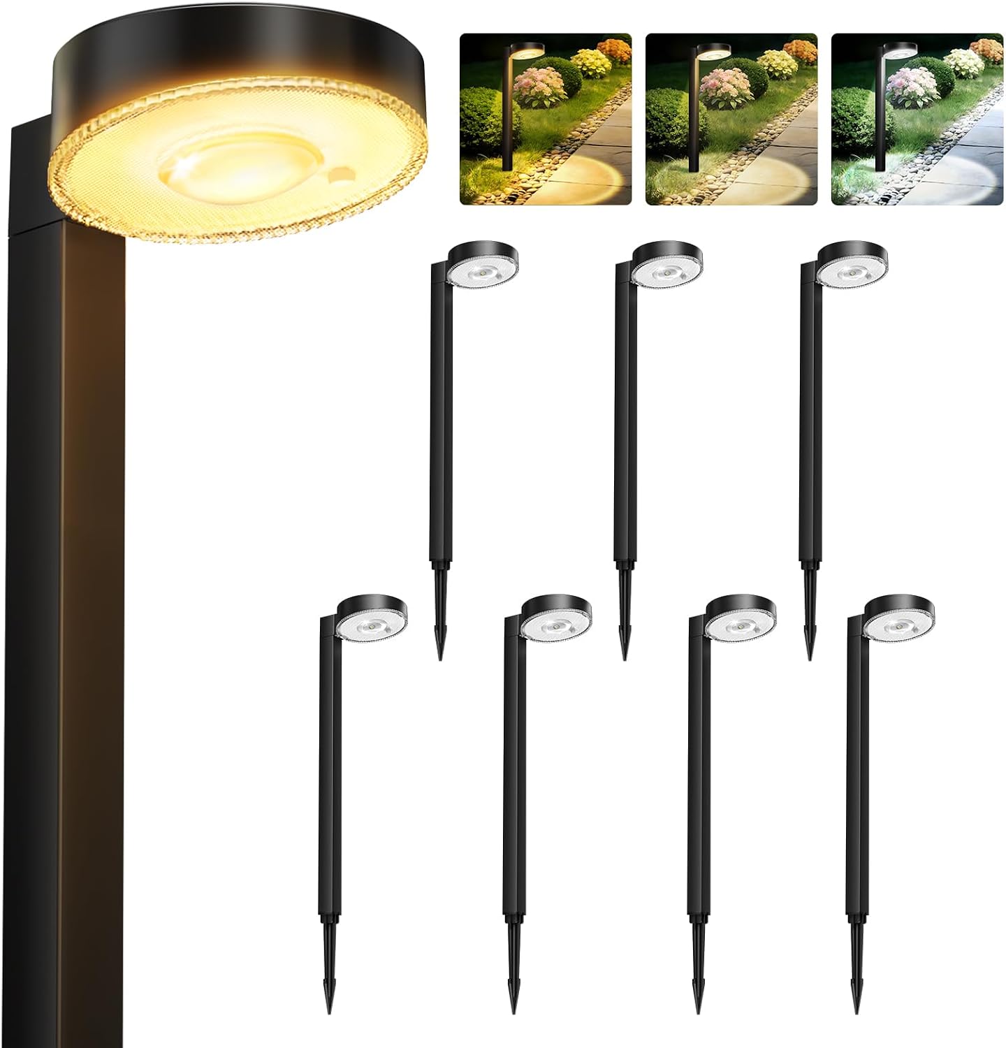 Luxform Lighting Lismore Post Light in Stainless Steel