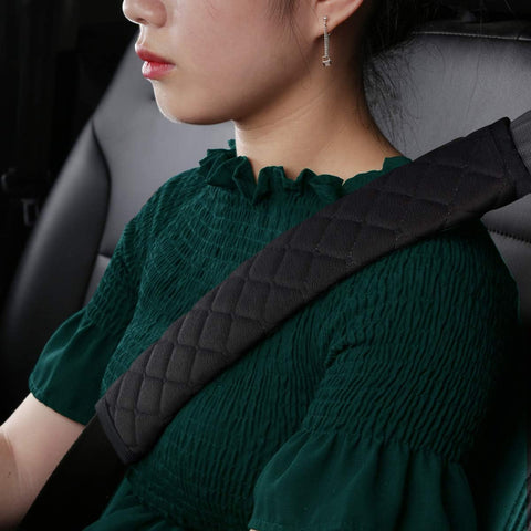 Car Seat Belt Shoulder Pads – Soft Velvet Comfort Cushion (2 Pack)