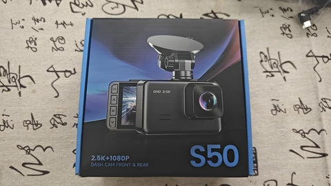 Mini Front and Rear Dash Cam 2.5K with Night Vision