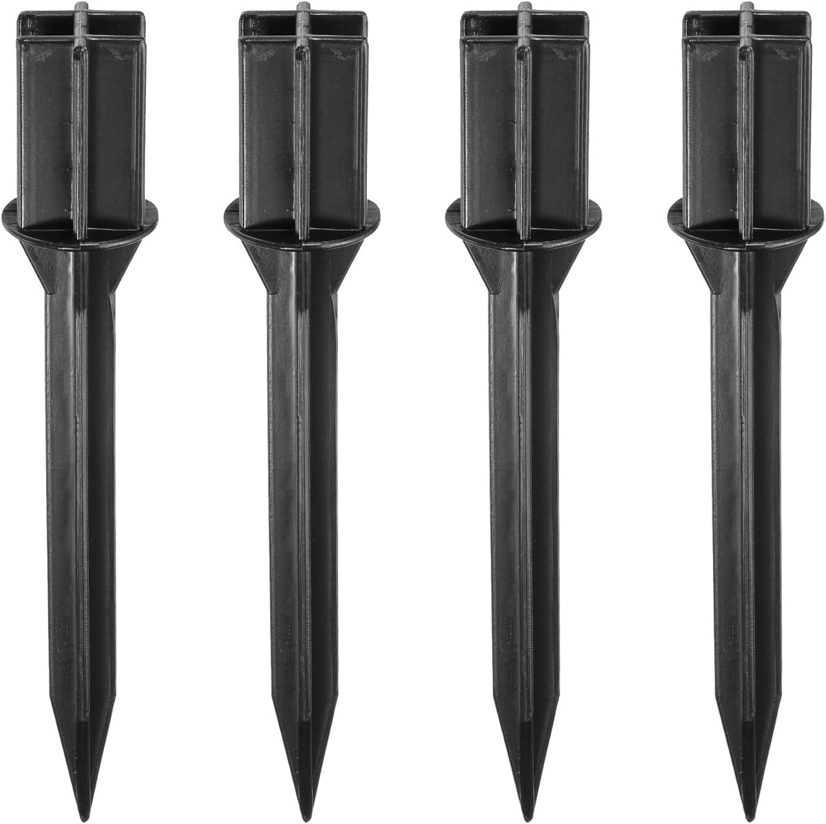 Reinforced Light Stakes Replacement 7.2" 4-Prong 4 Pcs