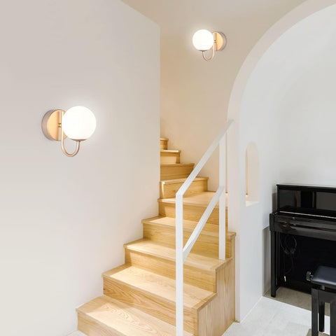 Gold Globe G9 Up Down Wall Light Modern Sconce