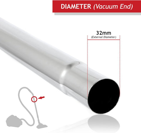 Universal Vacuum Cleaner Telescopic Rod & Tool Kit 32mm