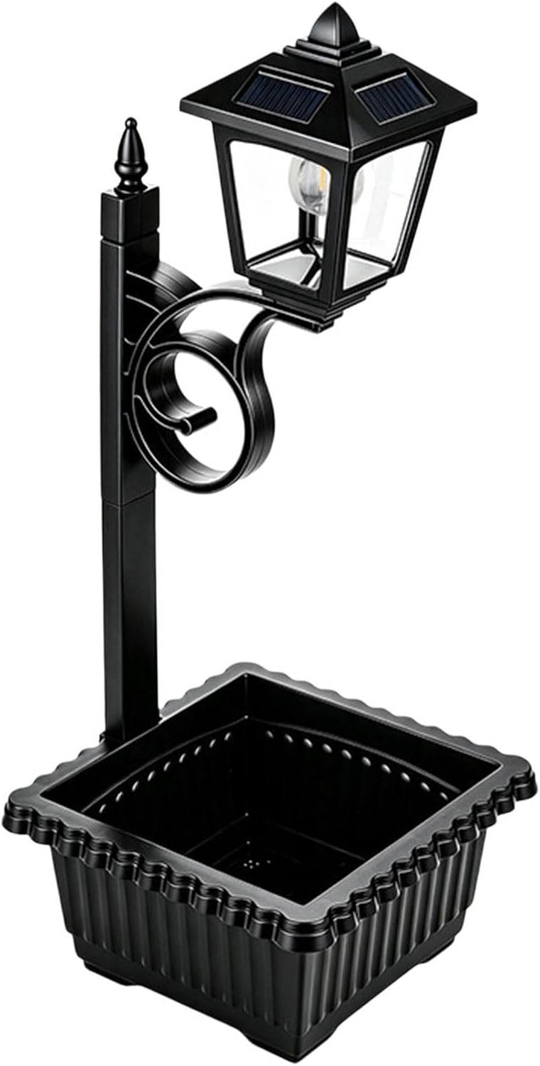 Solar Powered Planter, Decorative Yard Lighting, Garden Path Light,