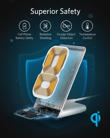 Anker PowerWave Stand Wireless Fast Charger