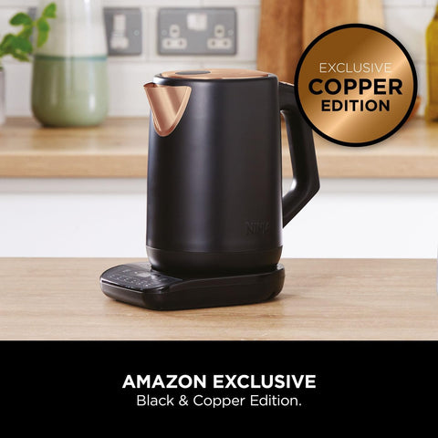 Perfect Temperature Kettle 1.7L – LED Display, Rapid Boil, Temperature Control & Keep Warm – Black & Copper