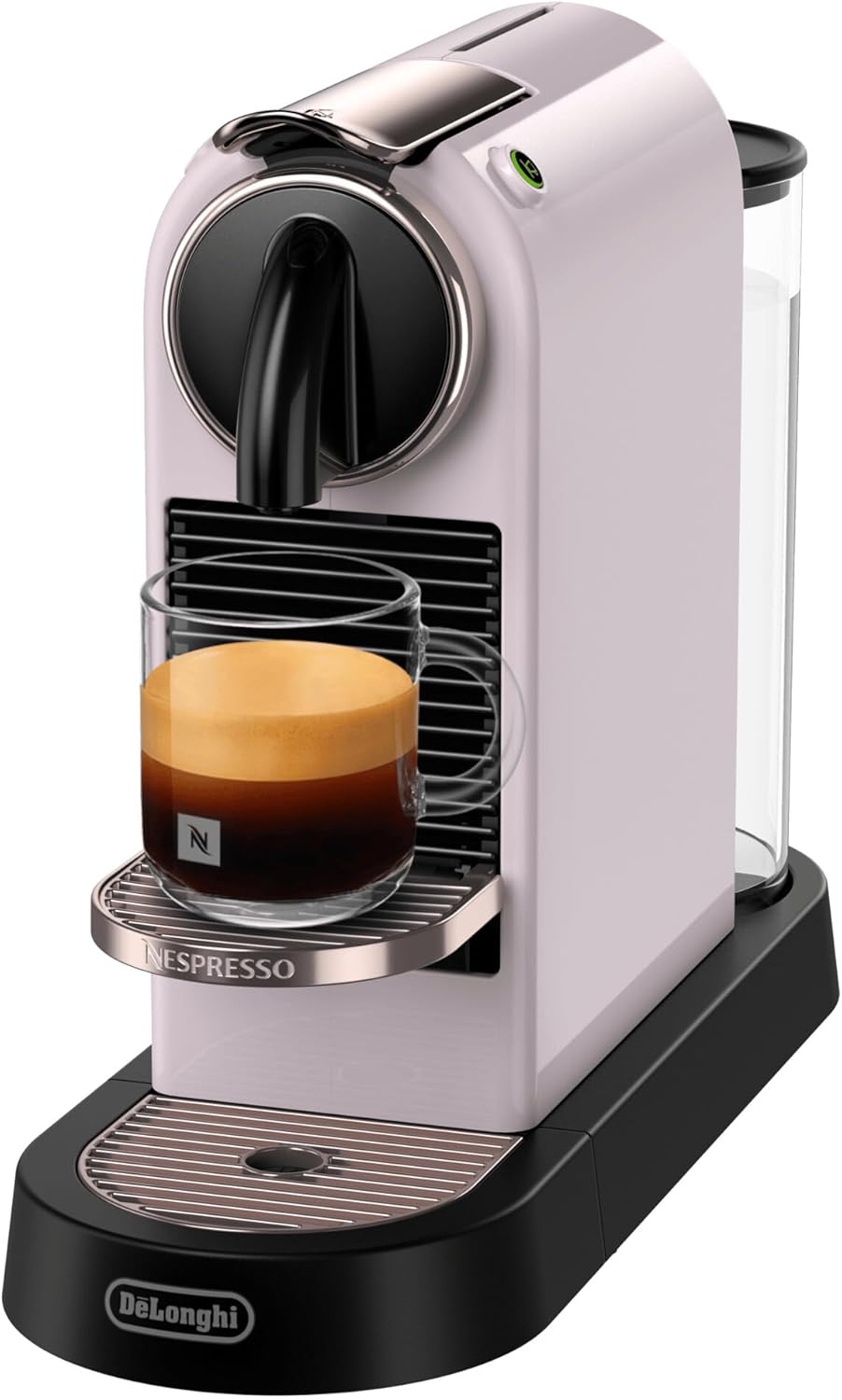 De'Longhi Nespresso CitiZ Coffee Machine – 19 Bar Espresso Maker for Original Pods, Compact Design, Pink (EN167.P)