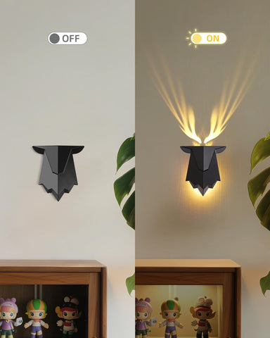Fuloon Deer Shadow Battery Wall Lamp with Remote