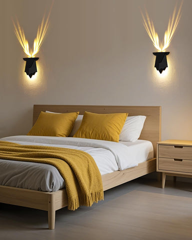 Fuloon Deer Shadow Battery Wall Lamp with Remote