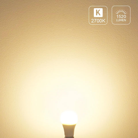Lepro B22 LED Bulbs 100W Equivalent, Warm White 2700K, Pack of 12