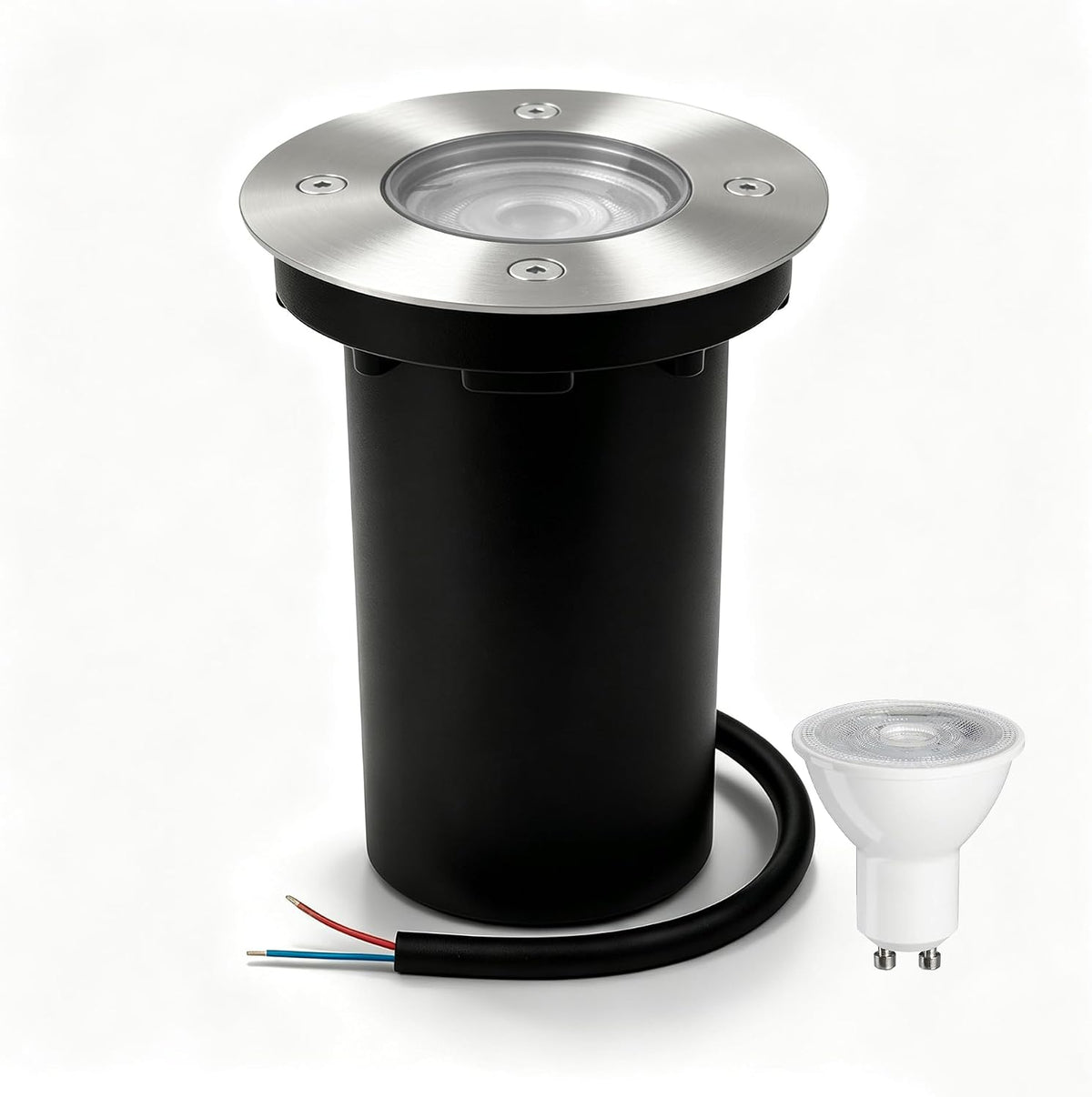 Outdoor Recessed Ground Lights, IP67 Buried Lights with Bulb