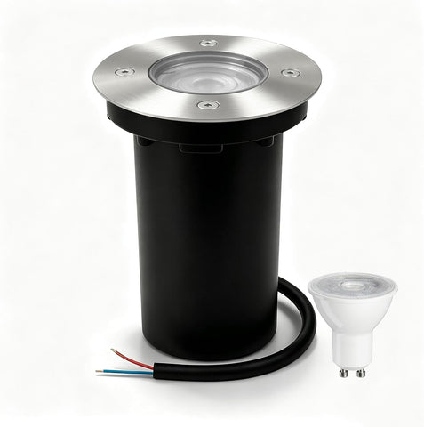 Outdoor Recessed Ground Lights, IP67 Buried Lights with Bulb