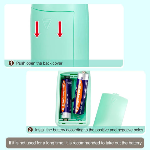 Mini Handheld Portable Fans Battery Operated Lightweight 3 Pack