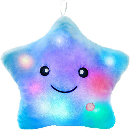 Toys for Autism, Light Up Star Teddy Sensory Lights for Toddlers, Kids Sleep Aid Adhd Autism Toys,Autism Sensory Equipment,Birthday Xmas Gifts for Boys Girls Age 3 4 5 6 7 8 9 10 Blue