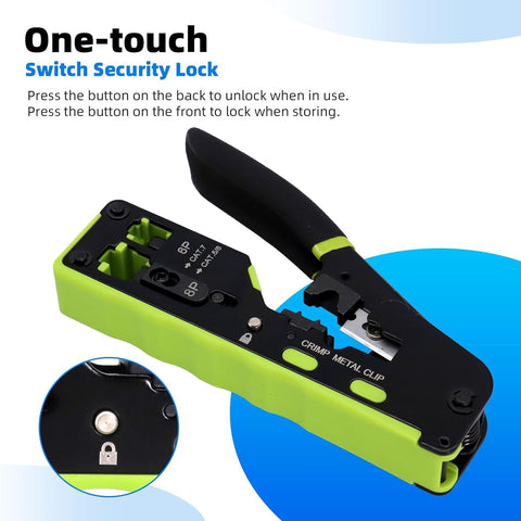 RJ45 Crimp Tool Kit 107 in 1 Ethernet Set
