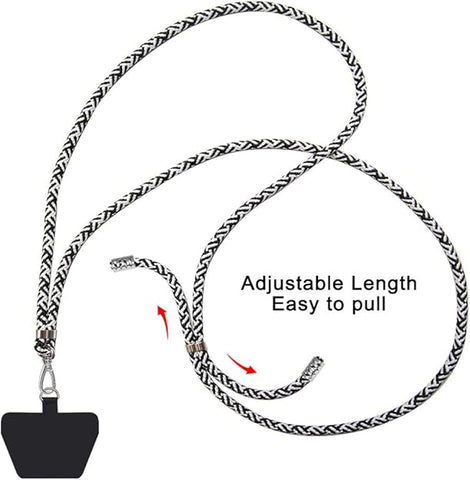 COCASES 150cm Adjustable Crossbody Phone Lanyard Strap