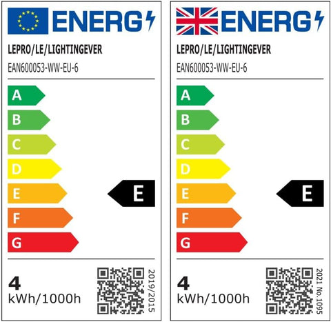 E27 Vintage LED Filament Bulb ST64 4W Warm White 6 Pack