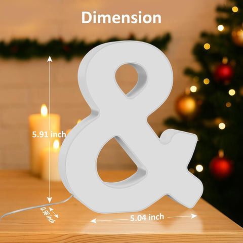 LED Light Up Letter & USB Colour Night Light
