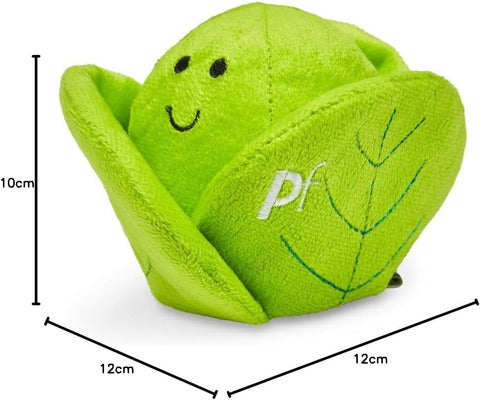 Christmas Brussel Sprout Plush Dog Toy