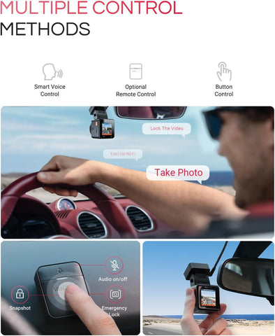 VANTRUE E1 Pro 4K HDR Dash Cam with WiFi and GPS