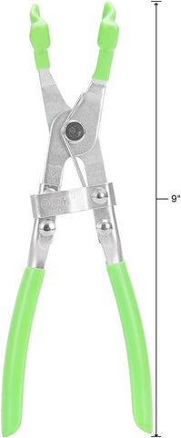 OEM Tools 25542 Spark Plug Pliers | Remove Spark Plug Boots & Wires with These Spark Plug Boot Pliers | 45 Degree Offset Jaw for Easy Gripping | Comfortable Vinyl Grips | Green