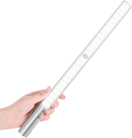 BLS T401 LED Closet Light 200 Lumen – Rechargeable Wireless Motion Sensor Under Cabinet Light, 6000K Clean White for Cupboards, Wardrobes & Kitchens - Light Up Dark Corners Without the Wiring Hassle