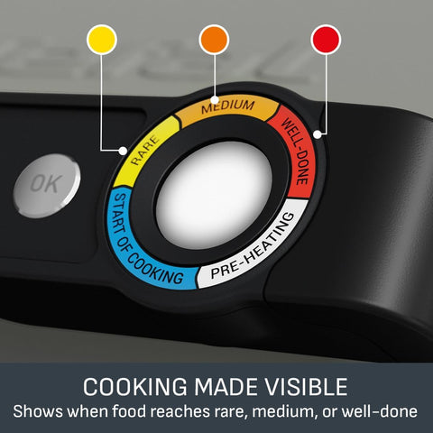 OptiGrill Plus XL Electric Grill – 9 Auto Cooking Programs, Non-Stick Removable Plates, Stainless Steel