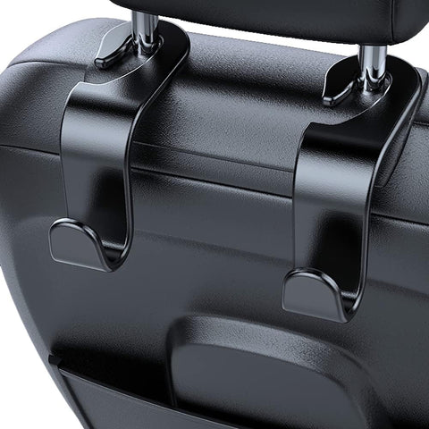 4 Pack Car Seat Headrest Hooks for Car Handbags and Grocery Bags
