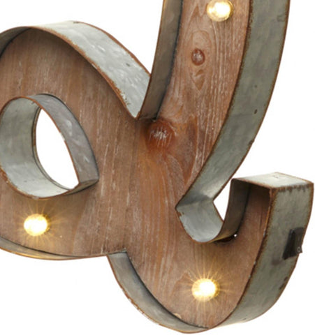Vintage Illuminated Carnival Lights - A-Z - Choice of Alphabet Letters (Letter Q)