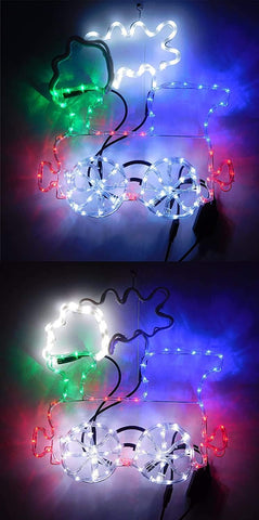 Christmas Concepts Multi-Coloured LED Rope Light Train – Flashing & Smoke