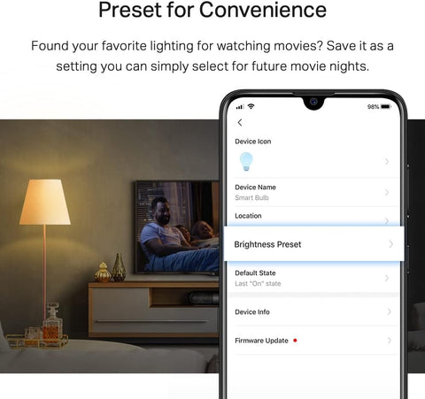 Tapo L510E 2-Pack E27 Smart WiFi LED Bulbs 8.3W